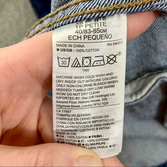 BANANA REPUBLIC | Jean Jacket; Women’s Size XSP - Picture 6 of 6